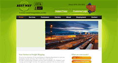 Desktop Screenshot of bestwaylogistics.com